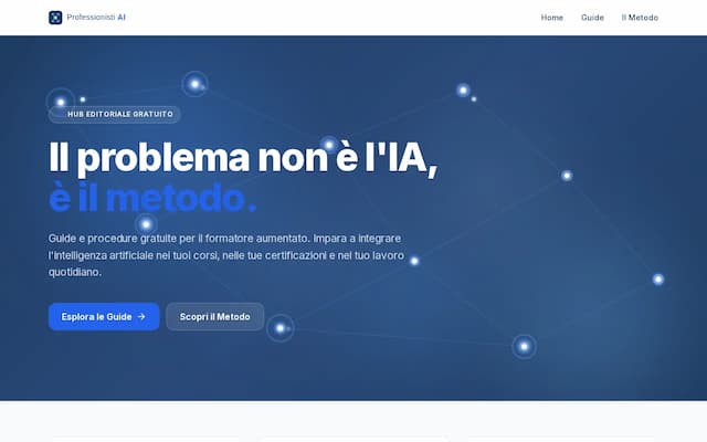 Screenshot di ProfessionistiAI